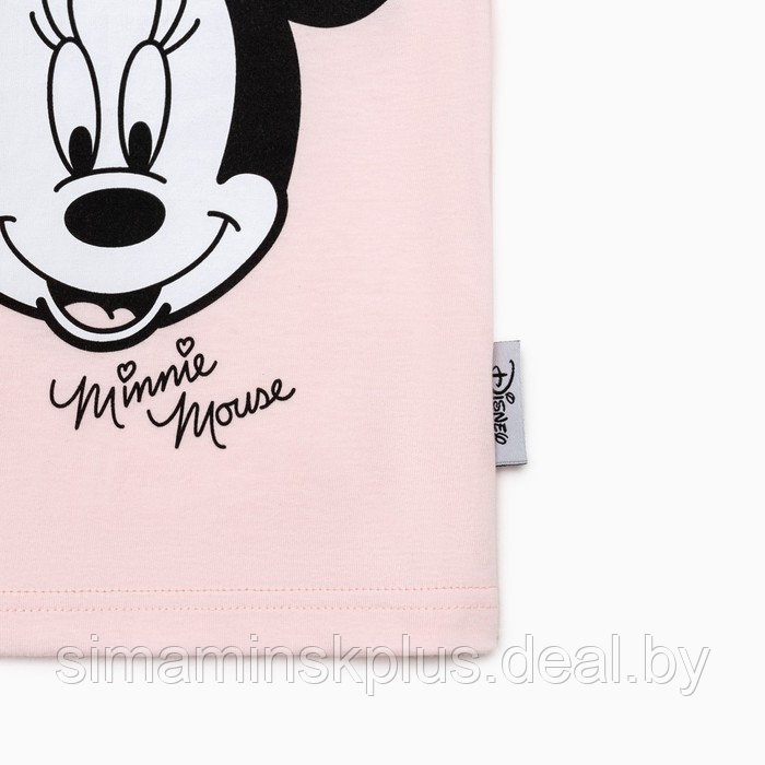 Футболка детская Disney "Minnie Mouse", рост 110-116 (32), розовый МИКС - фото 2 - id-p220760770
