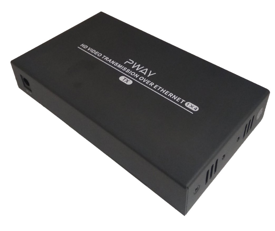 Разветвитель, сплиттер HDMI 1x4 FullHD 1080p до 200 метров - удлинитель сигнала по витой паре RJ45 UTP (LAN), - фото 3 - id-p220762168