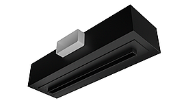Диф-Луч-800Ч-1 Вентиляционный диффузор для гипсокартона, черный
