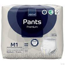 Подгузники-трусики для взрослых Abena Pants Premium М1 уп. 15 шт., Дания