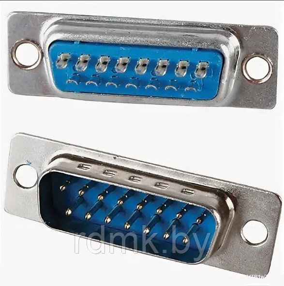 Штекер 15 pin. DB-15 - фото 1 - id-p220764564