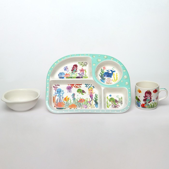 Набор детской посуды, 3 предмета - фото 2 - id-p220764907