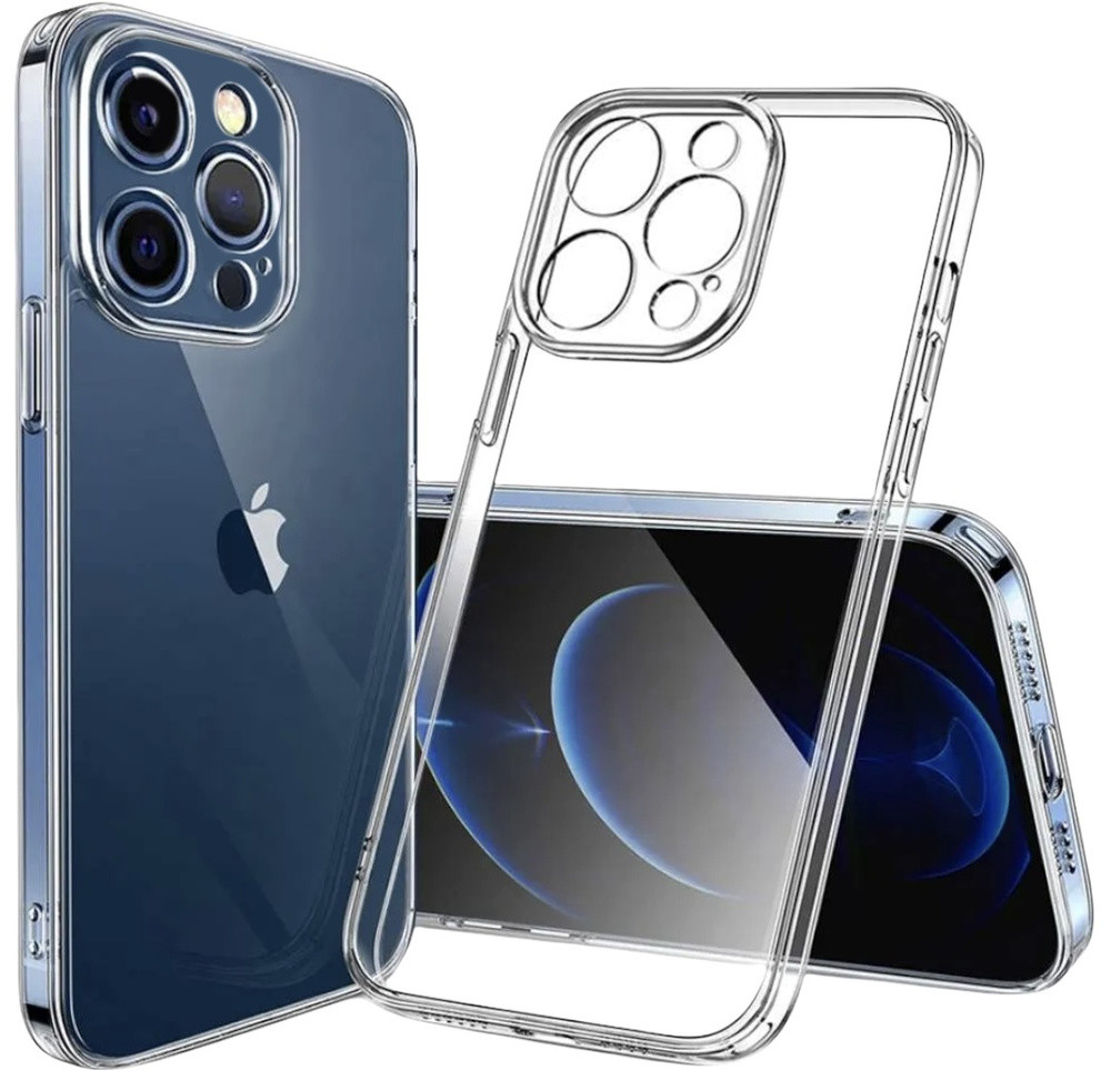 Чехол-накладка для Apple Iphone 15 pro (силикон) прозрачный с защитой  камеры (ID#220765491), цена: 9 руб., купить на Deal.by