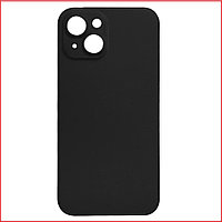 Чехол-накладка для Apple Iphone 15 (силикон) черный с защитой камеры