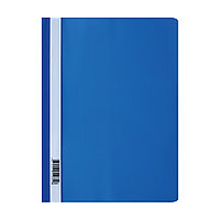 Папка-скоросшиватель пластик. СТАММ А4, 160мкм, синяя с прозр. верхом ММ-32251