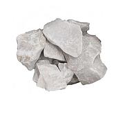 Камни белый кварцит колотый 20 кг для бани и сауны