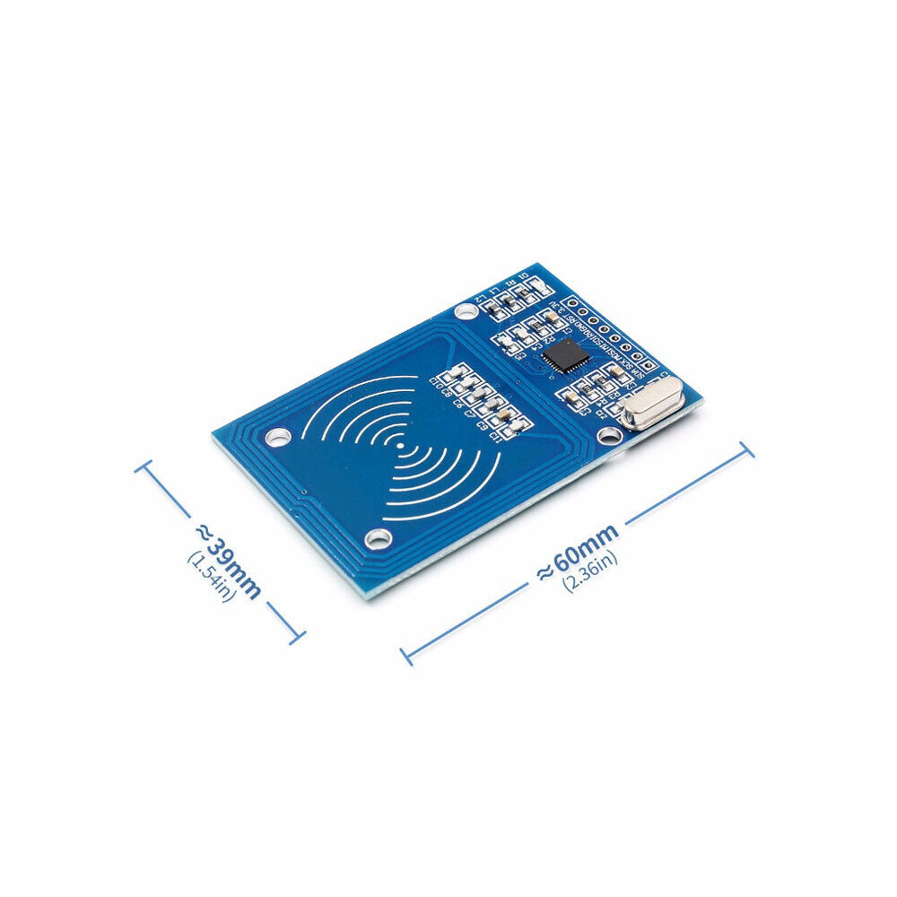 RFID ридер RFID-RC522 + карта и брелок - фото 9 - id-p220766179