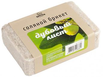 Соляной брикет Банная линия Дубовый лист 1.2kg 11-533