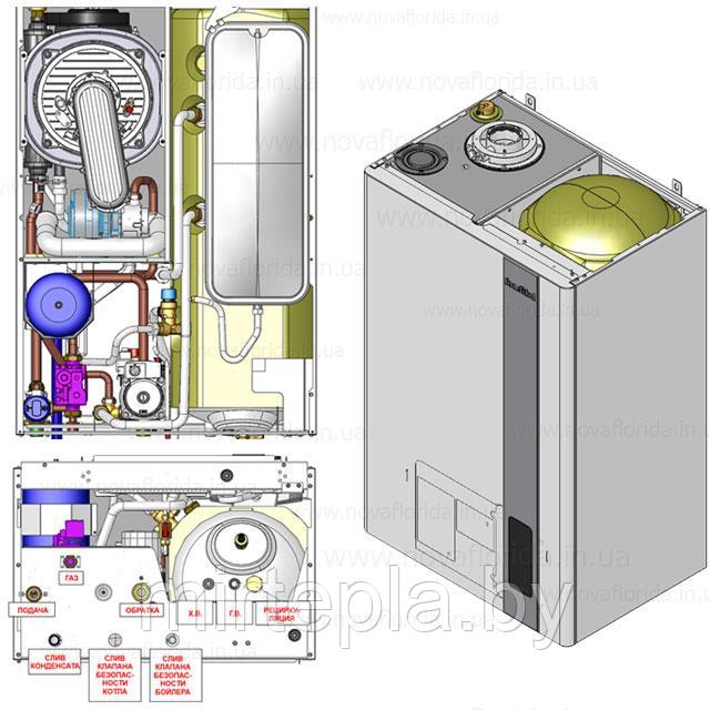 Газовый настенный котел Nova Florida ORION CONDENSING KRB 32 - фото 3 - id-p220767202