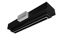 Диф-Луч-2 Вентиляционный диффузор для натяжного потолка индивидуальной длины, черный