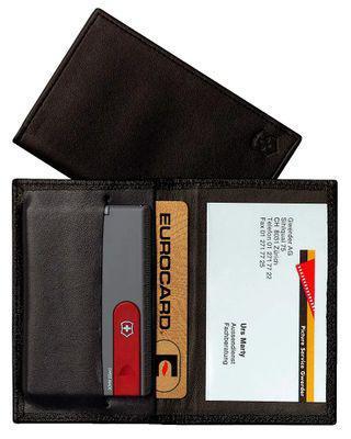 Чехол Victorinox SwissCard, кожа натуральная, черный [4.0873.l] - фото 2 - id-p220449646