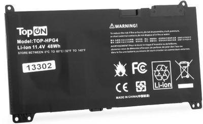 Батарея для ноутбуков TOPON TOP-HPG4, 4200мAч, 11.4В, HP ProBook 430, 440, 450, 455, 470 G4 [103287] - фото 1 - id-p219829738