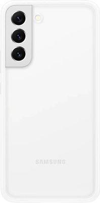 Чехол (клип-кейс) Samsung Frame Cover, для Samsung Galaxy S22+, белый/прозрачный [ef-ms906cwegru] - фото 2 - id-p220449678