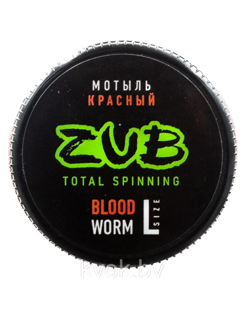 Мотыль искусственный ZUB BloodWorm красный - фото 2 - id-p220767235