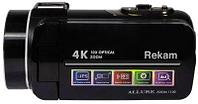 Видеокамера Rekam Allure zoom 1100, черный, Flash, ИК-пульт дистанционного управления, Защитная крышка