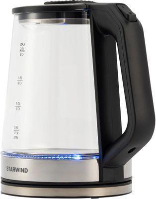 Чайник электрический StarWind SKG5778, 2000Вт, черный и прозрачный - фото 10 - id-p220449724
