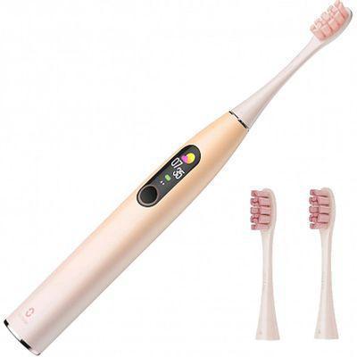 Электрическая зубная щетка OCLEAN X Pro Y2087 насадки для щётки: 1шт, цвет:розовый [c01000489] - фото 4 - id-p220589073
