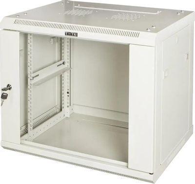 Шкаф коммутационный LanMaster TWT-CBWPG-15U-6X6-GY настенный, стеклянная передняя дверь, 15U, 600x768x600 мм - фото 1 - id-p220589082