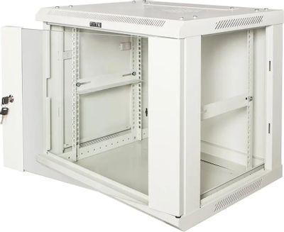 Шкаф коммутационный LanMaster TWT-CBWPG-12U-6X4-GY настенный, стеклянная передняя дверь, 12U, 600x635x450 мм - фото 2 - id-p220589084