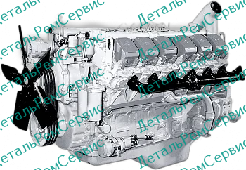 Двигатель V-образный 12-цилиндровый дизельный двигатель 240БМ2-1190-4 - фото 1 - id-p220767342
