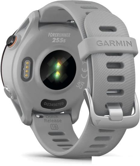 Умные часы Garmin Forerunner 255S 41 мм (светло-серый/черный) - фото 3 - id-p220711462