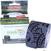 Тейп Dynamic Tape DT50TTEB (5 см x 5 м, черный/серое тату)