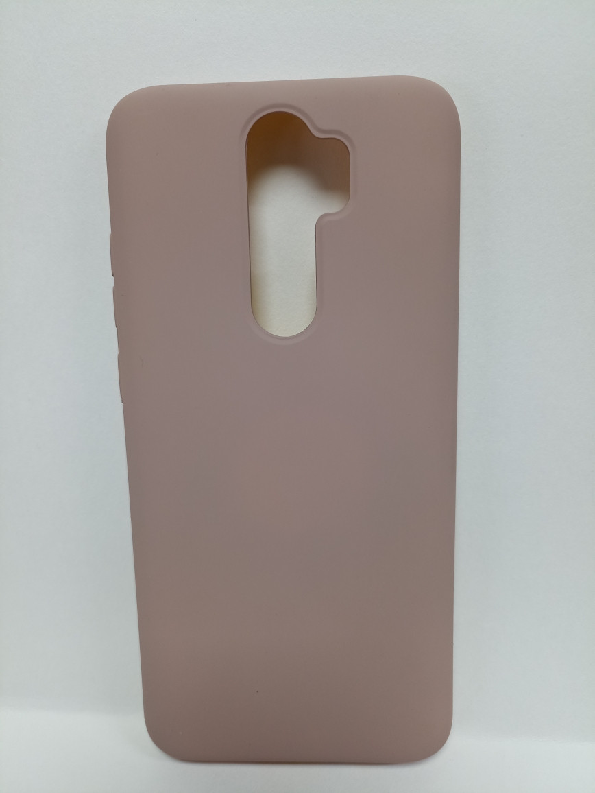 Чехол Xiaomi Redmi note 8 Pro soft touch бежевый - фото 1 - id-p220767332