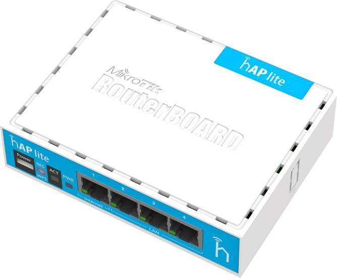 Беспроводной маршрутизатор Mikrotik hAP lite (RB941-2nD) - фото 1 - id-p220592397