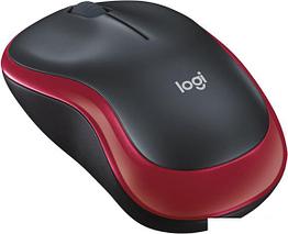 Мышь Logitech M186 (черный/красный), фото 2