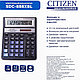 Калькулятор настольный Citizen "SDC-888XBL", 12-разрядный, синий, фото 4