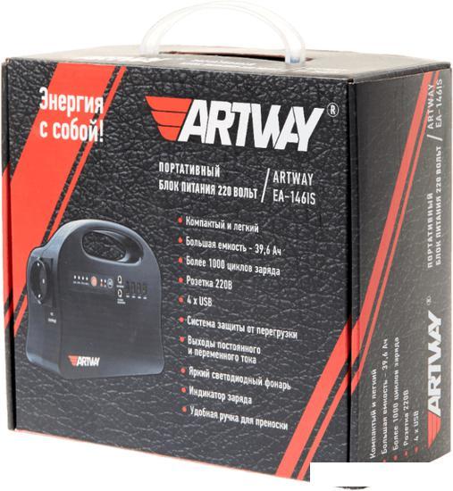 Портативная зарядная станция Artway EA-146IS 39600mAh (черный) - фото 6 - id-p220183968