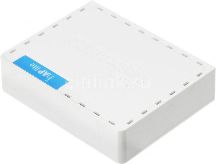 Wi-Fi роутер MIKROTIK hAP lite, N300, белый [rb941-2nd] - фото 2 - id-p220622491