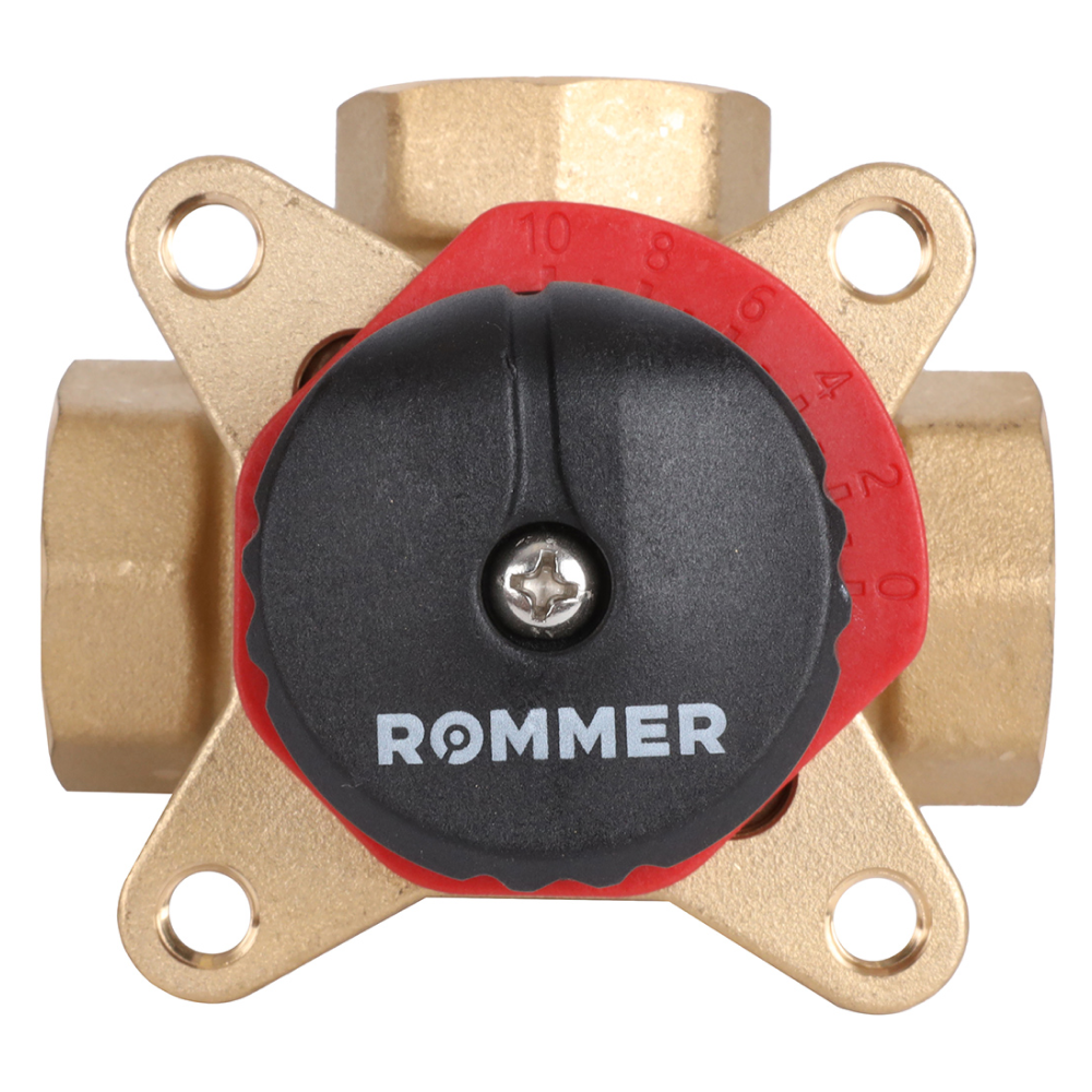 ROMMER 3-х ходовой смесительный клапан 3/4 KVs 6,3 - фото 2 - id-p220767257