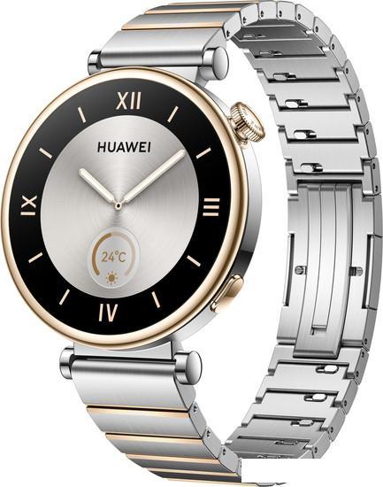 Умные часы Huawei Watch GT 4 41 мм (серебристо-золотой) - фото 1 - id-p220711606