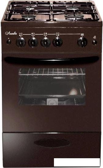 Кухонная плита Лысьва ЭГ 401 МС-2у (без крышки, решетка чугун, коричневый)
