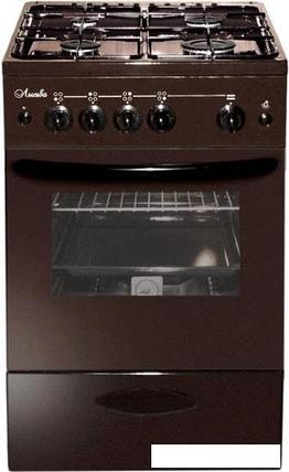 Кухонная плита Лысьва ЭГ 401 МС-2у (без крышки, решетка чугун, коричневый), фото 2