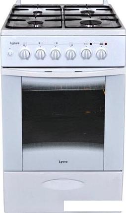 Кухонная плита Лысьва ЭГ 401 МС-2у (стеклянная крышка, белый), фото 2