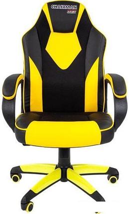 Кресло CHAIRMAN Game 17 (черный/желтый), фото 2