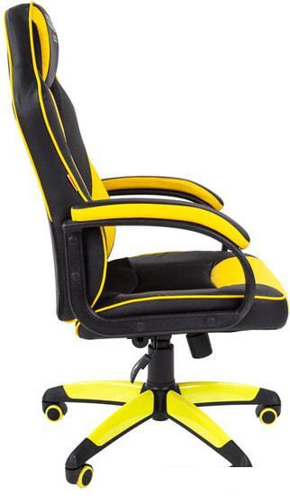 Кресло CHAIRMAN Game 17 (черный/желтый) - фото 3 - id-p220594092