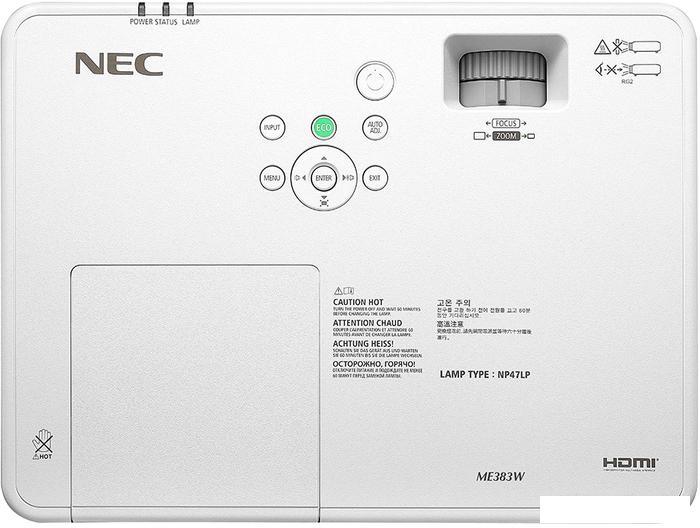 Проектор NEC ME383W - фото 6 - id-p220594221