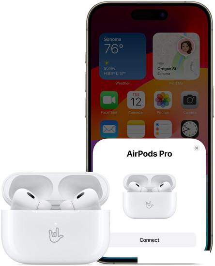 Наушники Apple AirPods Pro 2 (с разъемом USB Type-C) - фото 7 - id-p220709506
