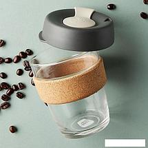 Многоразовый стакан KeepCup Brew Cork M Black 340мл (серый), фото 2