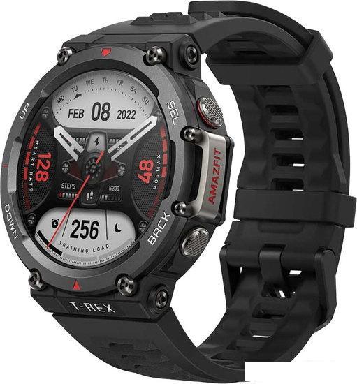 Умные часы Amazfit T-Rex 2 (угольно-черный) - фото 1 - id-p220709813