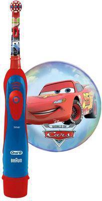 Электрическая зубная щетка Oral-B Disney Cars насадки для щётки: 1шт, цвет:красный и синий [kids toothbrush db - фото 1 - id-p220449554
