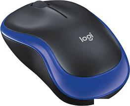 Мышь Logitech M186 (черный/синий), фото 2