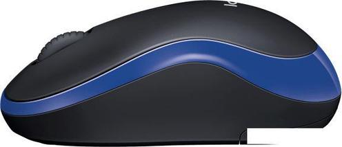 Мышь Logitech M186 (черный/синий), фото 3