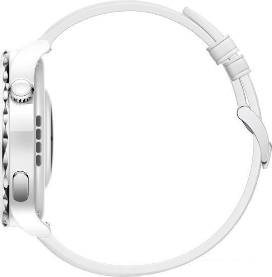 Умные часы Huawei Watch GT 3 Pro Ceramic 43 мм (белый/кожа) - фото 6 - id-p220712896
