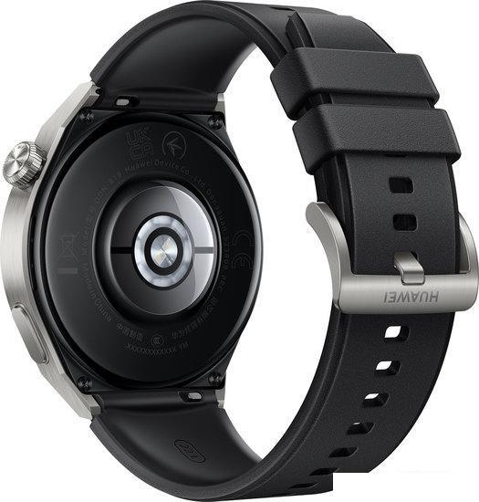 Умные часы Huawei Watch GT 3 Pro Titanium 46 мм (серый/черный) - фото 4 - id-p220709922