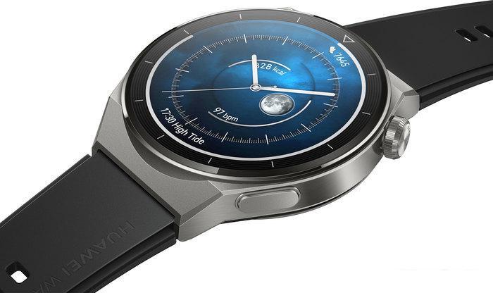 Умные часы Huawei Watch GT 3 Pro Titanium 46 мм (серый/черный) - фото 8 - id-p220709922