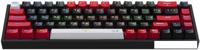 Клавиатура Redragon Castor Pro (черный/красный), фото 3